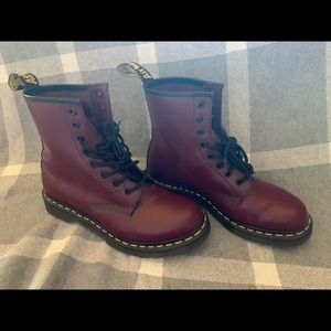 burgundy dr. martens